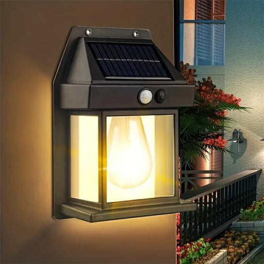 Solar Interaction Wall Lamp Smart Induction Garden Villa Lighting Night Light (hw999-1w)